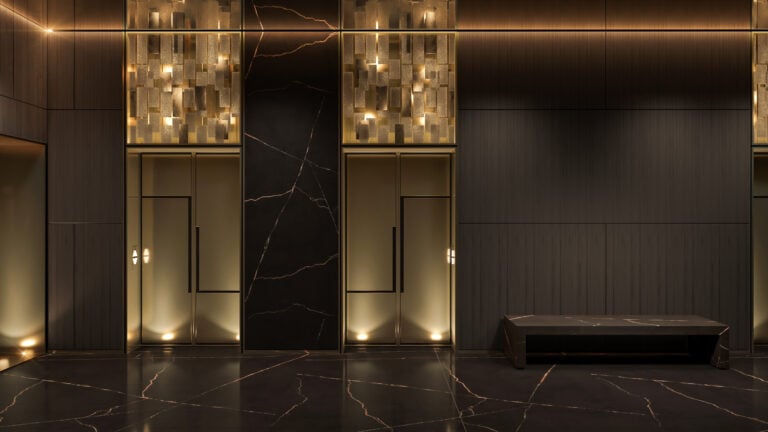 888 Brickell Lobby Elevator