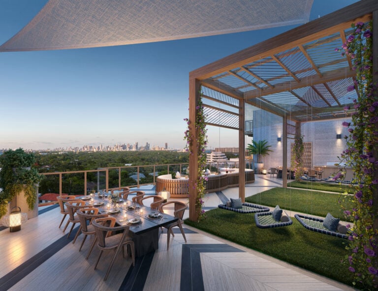 Rooftop Lounge - Dusk